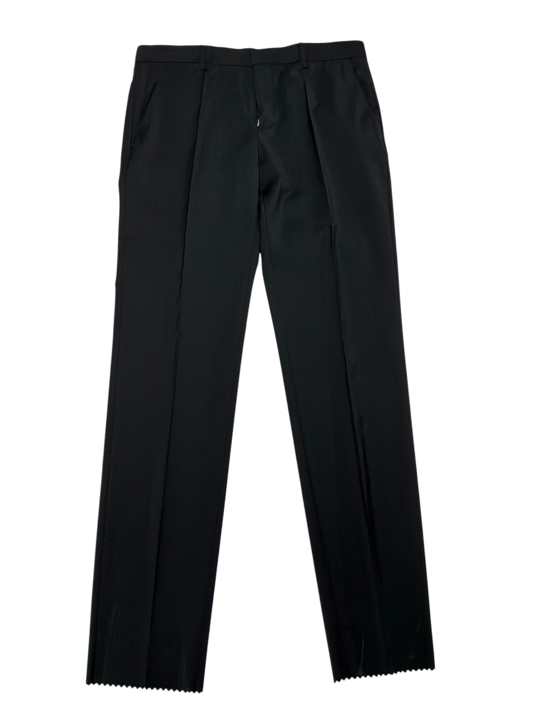 Hugo Boss Mens Slim fit 2 Piece Suit 40 R / 34 Waist Black Solid