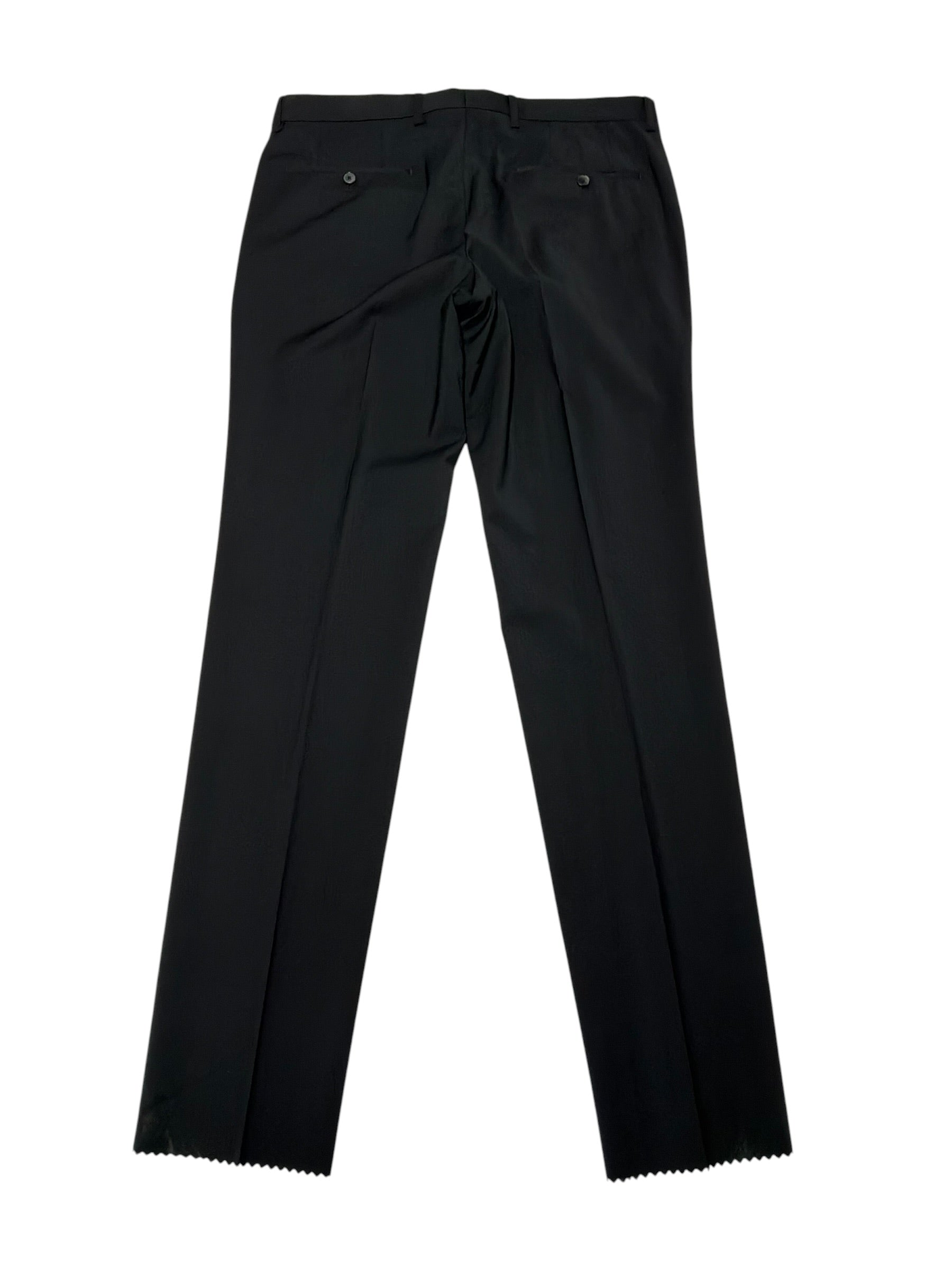 Hugo Boss Mens Slim fit 2 Piece Suit 40 R / 34 Waist Black Solid
