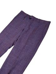 John Varvatos Mens Linen Slim fit Dress Pants Size 30 Purple