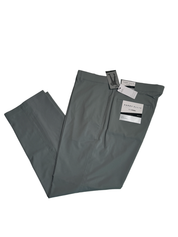 Perry Ellis Portfolio Men's Slim-Fit Solid Tech Pants in Monument Grey 38 x 32