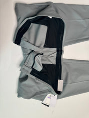 Perry Ellis Portfolio Men's Slim Fit Solid Tech Pants Grey Monument 34 x 32