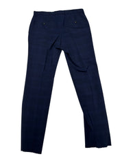 Hugo Boss Mens Slim fit Dress Pants Size 32 Blue Plaid Wool
