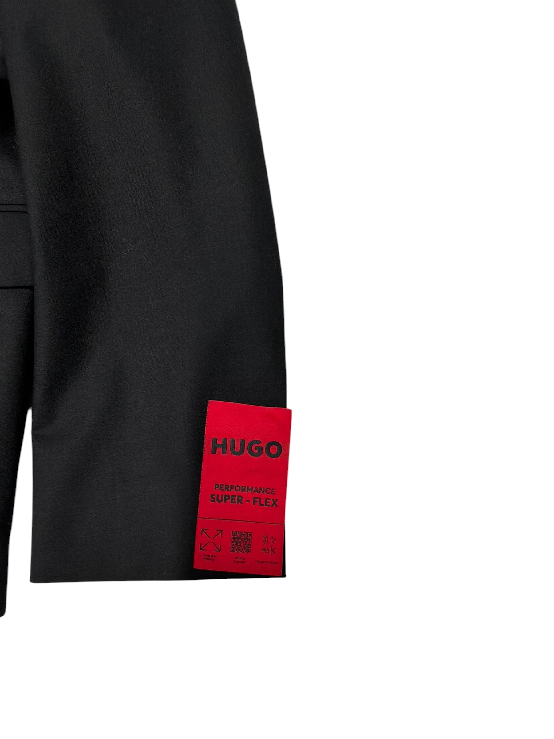 Hugo Boss Mens Modern fit Suit Jacket Blazer 42 R Black Solid