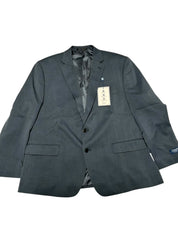 Chaps Mens Regular fit Suit Jacket Blazer 50 R Grey Solid