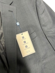 Chaps Mens Regular fit Suit Jacket Blazer 50 R Grey Solid