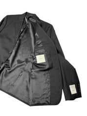Calvin Klein Mens Slim fit Suit Jacket Blazer 46 R Black Solid