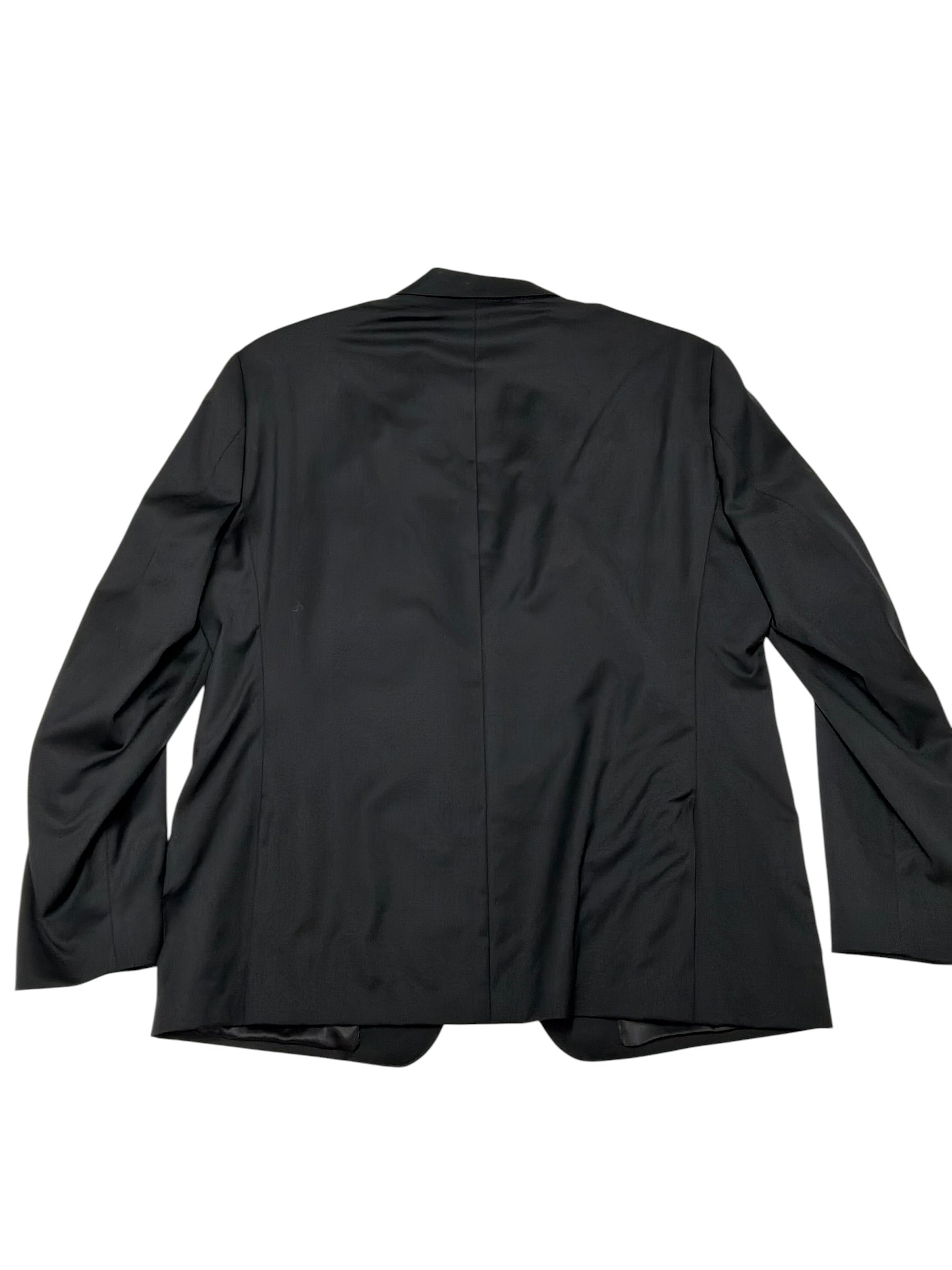 Calvin Klein Mens Slim fit Suit Jacket Blazer 46 R Black Solid