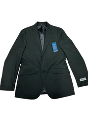 Kenneth Cole Mens Slim fit Suit Jacket Blazer 48 L Dark Green Solid