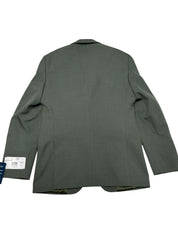 Kenneth Cole Mens Slim fit Suit Jacket Blazer 37 R Green Solid