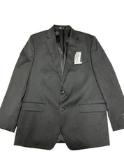 Perry Ellis Portfolio Mens Modern fit Suit Jacket Blazer 44 L Black Striped