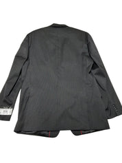 Perry Ellis Portfolio Mens Modern fit Suit Jacket Blazer 44 L Black Striped