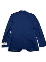 Dkny Mens Modern fit Suit Jacket Blazer 38 R Blue Plaid