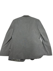 Ben Sherman Mens Slim fit Suit Jacket Blazer 41 R Light Grey Stripe