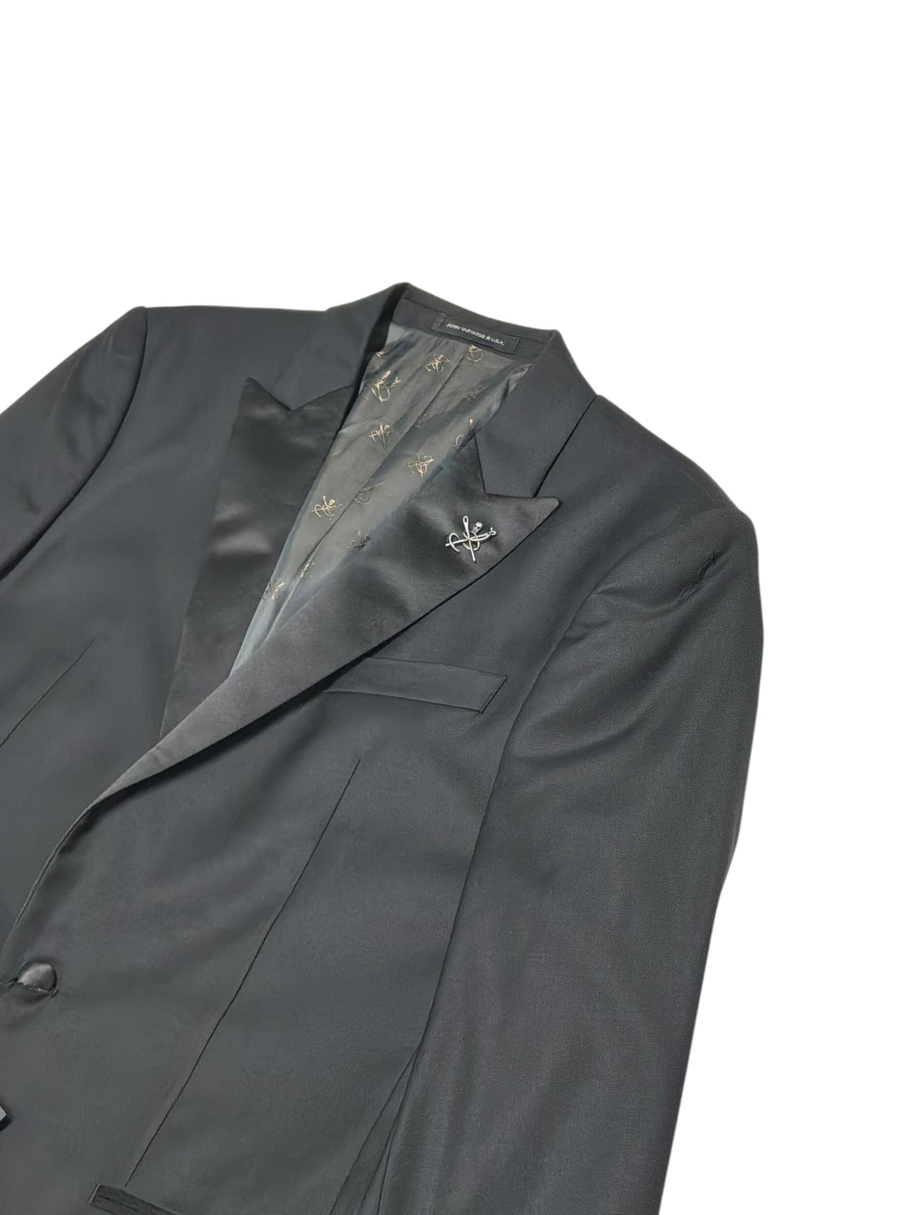 John Varvatos Star Usa Mens Slim Wool 2 Piece Tuxedo Suit 38 R Pants Size 31