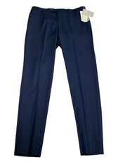 Jack Victor New York Regular Fit Micro Neat Suit 44S / 38W Navy Blue Wool