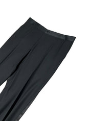 Canali Mens Classic fit Wool 2 Piece Tuxedo Suit 44 R Pants 37 Black Solid