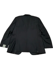 Canali Mens Classic fit Wool 2 Piece Tuxedo Suit 48 R Pants 42  Black Solid
