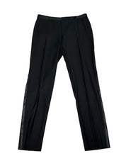 Canali Mens Classic fit Wool 2 Piece Tuxedo Suit 48 R Pants 42  Black Solid