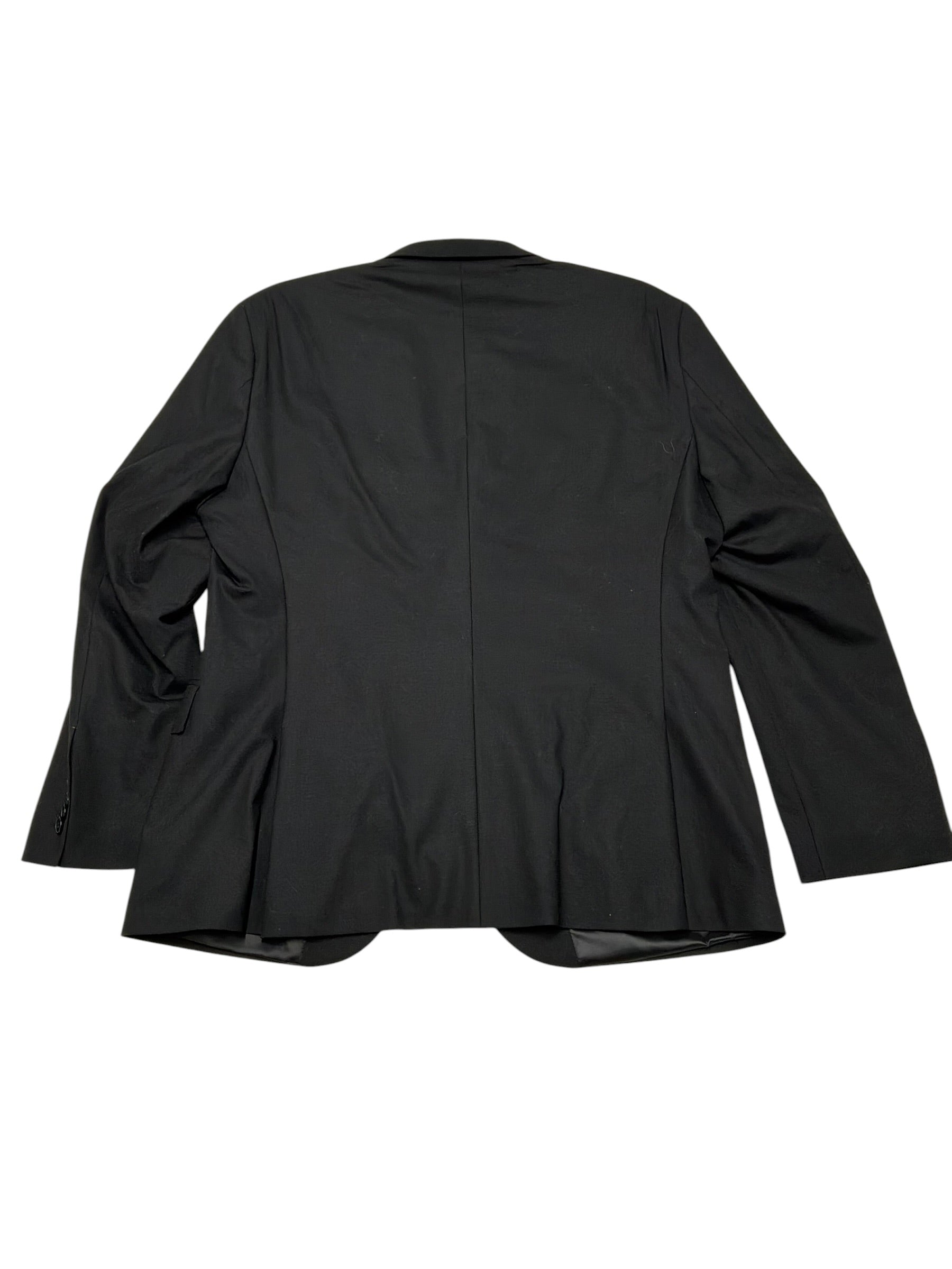 Hugo Boss Mens Slim fit Wool Suit Jacket Blazer 38 S Black Solid