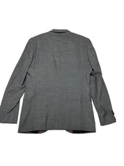 Hugo Boss Mens Slim fit Wool Suit Jacket Blazer 38 R Grey Solid