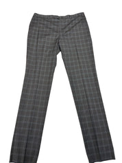 Hart Schaffner Marx New York Plaid Regular Fit Suit 44 R / 38W Grey Plaid