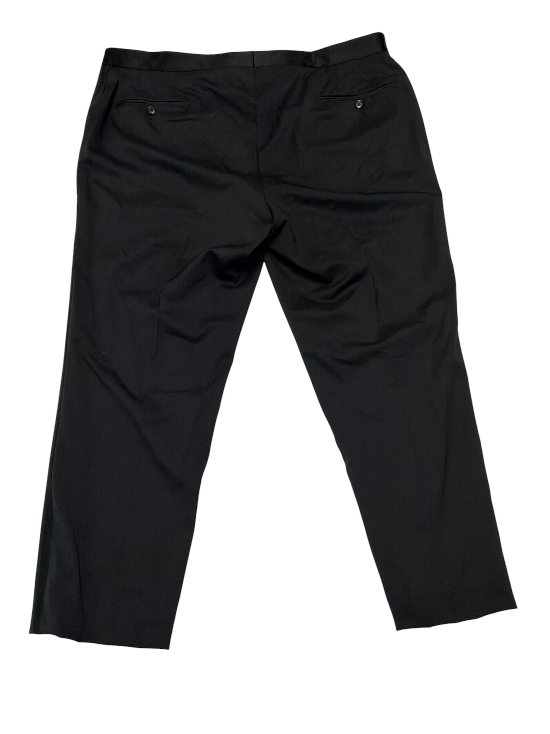Jack Victor Mens Regular fit Wool 2 Piece Tuxedo Suit 46 R Pants 40 / 28 Black
