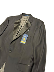 Hart Schaffner Marx Mens Classic fit Wool Tuxedo Jacket Blazer 42 S Black Solid