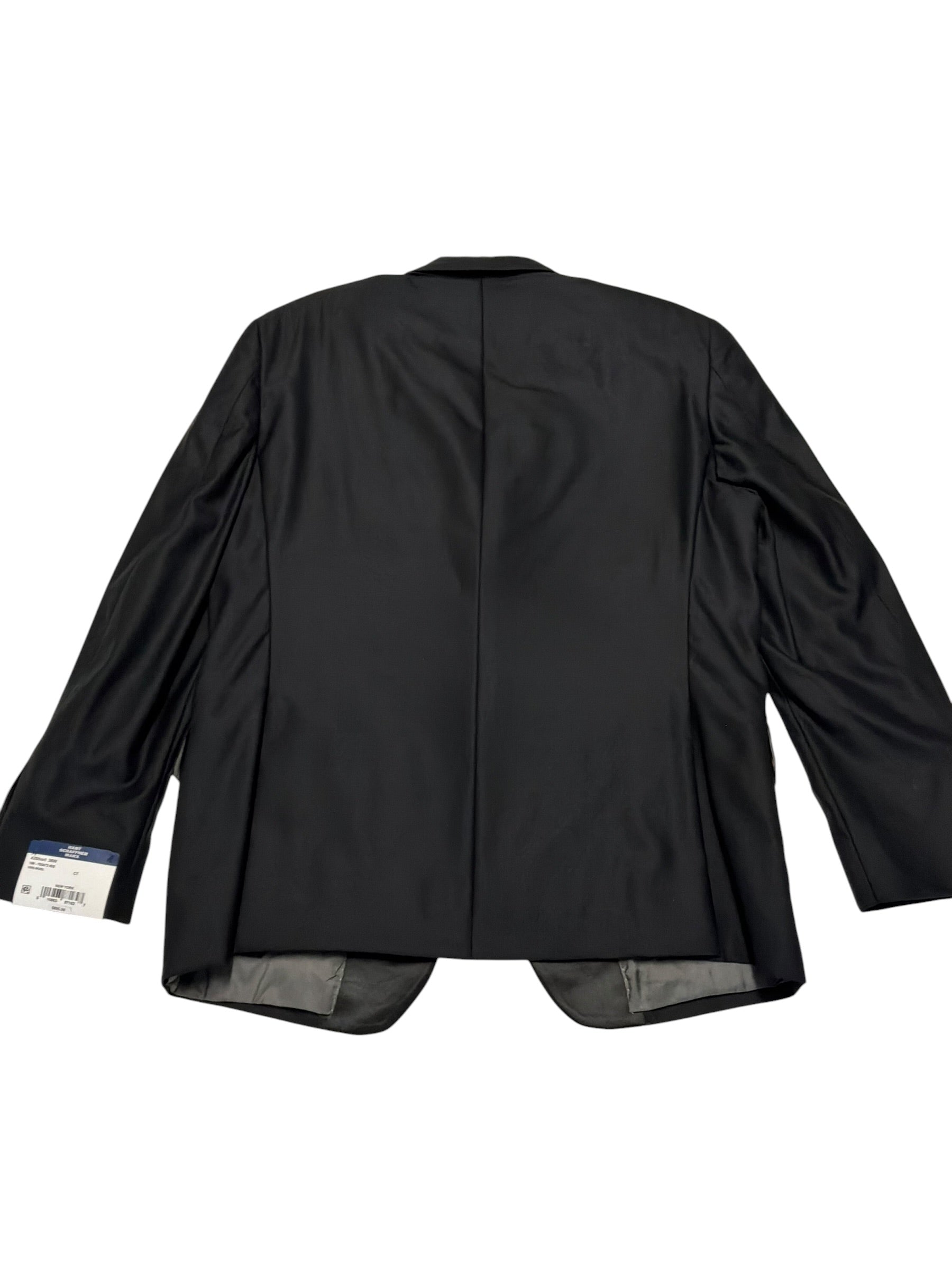 Hugo Boss Mens Slim fit Wool Suit Jacket Blazer 38 R Black Solid