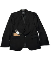 Hugo Boss Mens Slim fit Wool Suit Jacket Blazer 42 S Black Solid