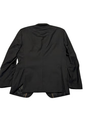 Hugo Boss Mens Slim fit Wool Suit Jacket Blazer 42 S Black Solid