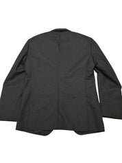 Hugo Boss Mens Slim fit Wool Sport Coat Blazer 42 R Black Geometric Pattern