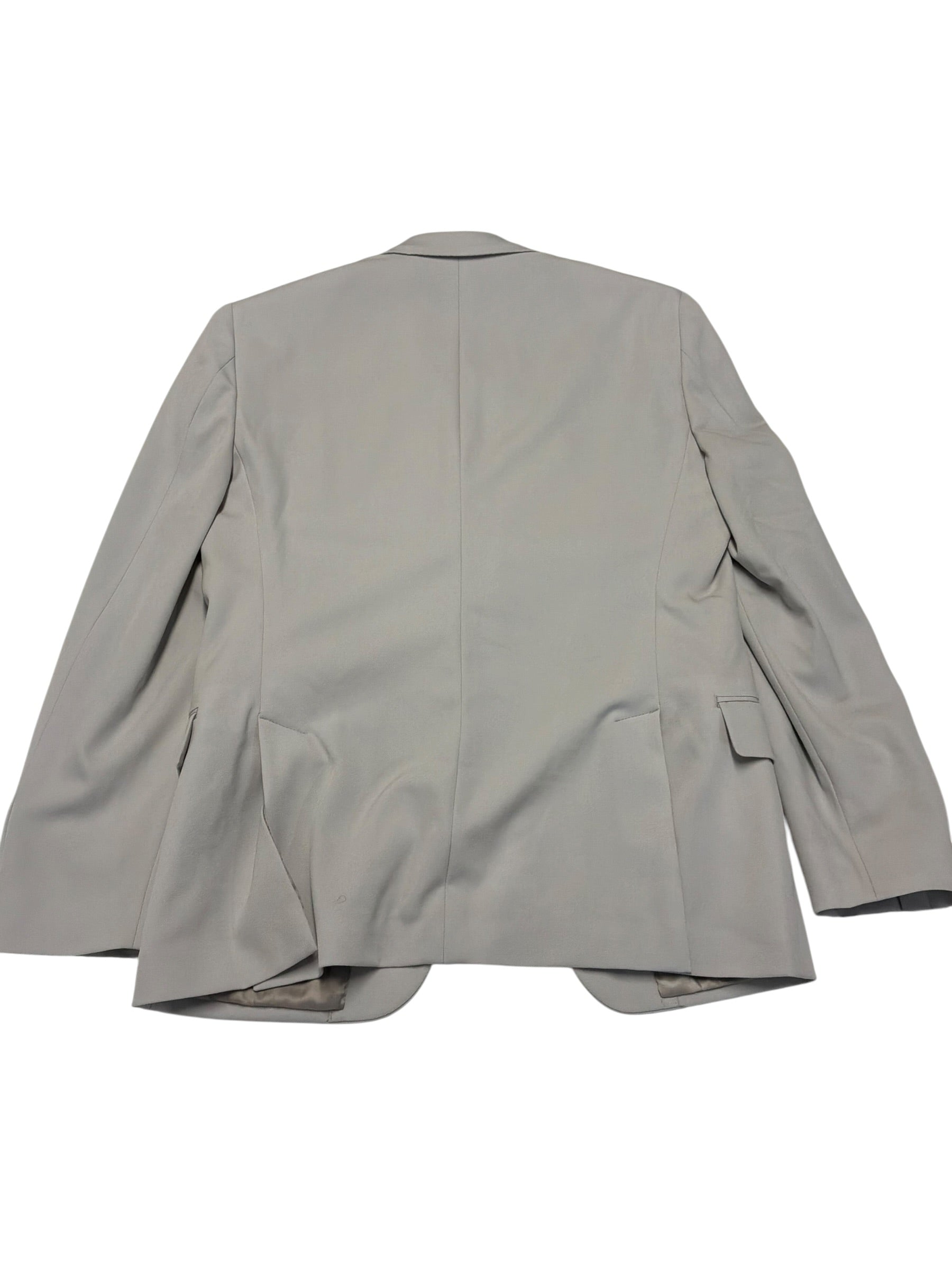 Vince Stretch Wool Unstructured Slim Fit Suit Jacket Sport Coat 40 R Light Grey