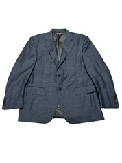 Canali Mens Classic fit Wool Suit Jacket Blazer 40 S Blue Solid