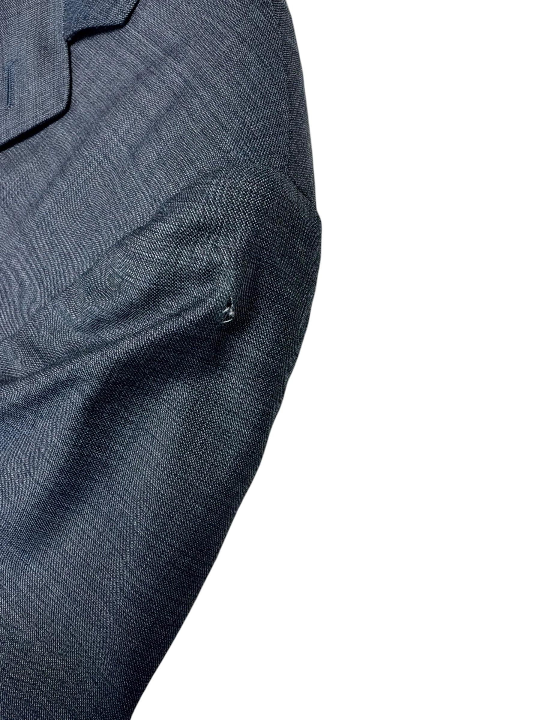 Canali Mens Classic fit Wool Suit Jacket Blazer 40 S Blue Solid