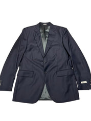 Peter Millar Mens Regular fit Wool Sport Coat Blazer 42 L Navy Blue Solid