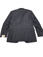 Peter Millar Mens Regular fit Wool Sport Coat Blazer 42 L Navy Blue Solid