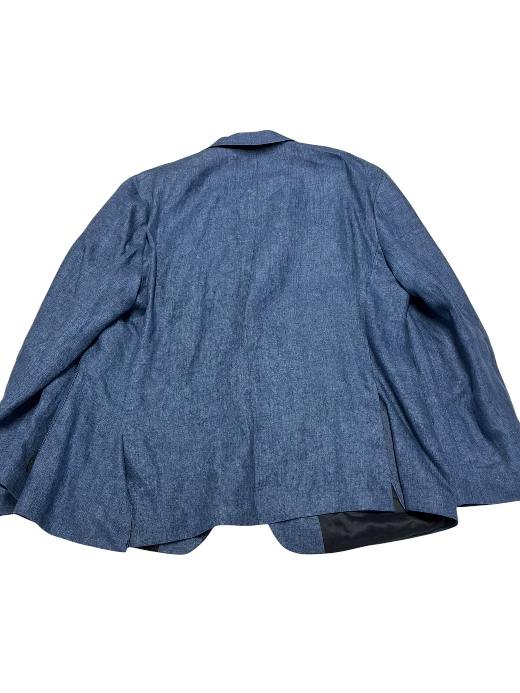 The Men's Store at Bloomingdale's Linen Hopsack Regular Fit Sport Coat 46 R Blue