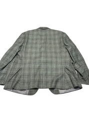 The Men's Store at Bloomingdale's Unstructured Sport Coat 50 R Green Plaid