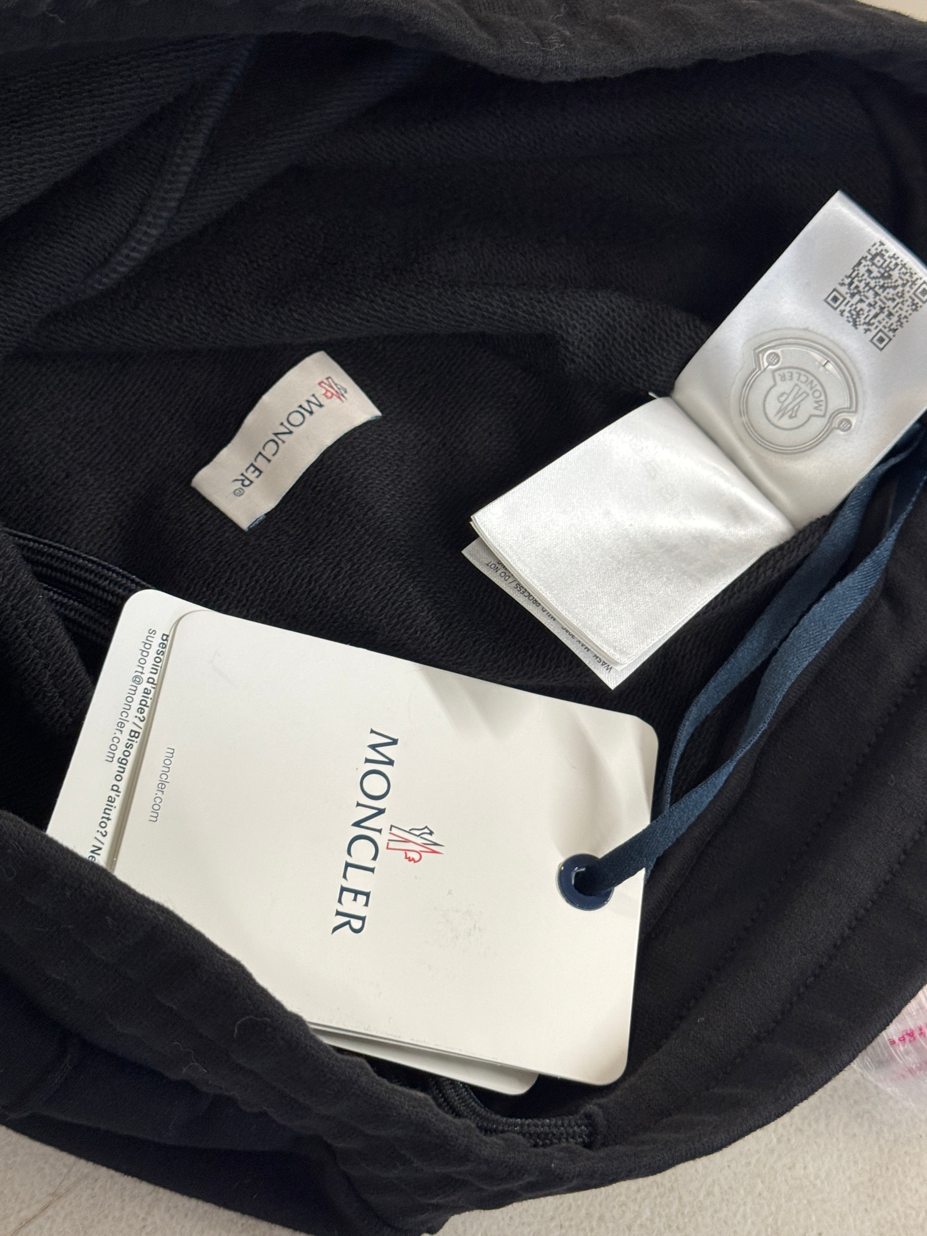 Moncler Mens Jogging Straight Fit Sweatpants XL Black