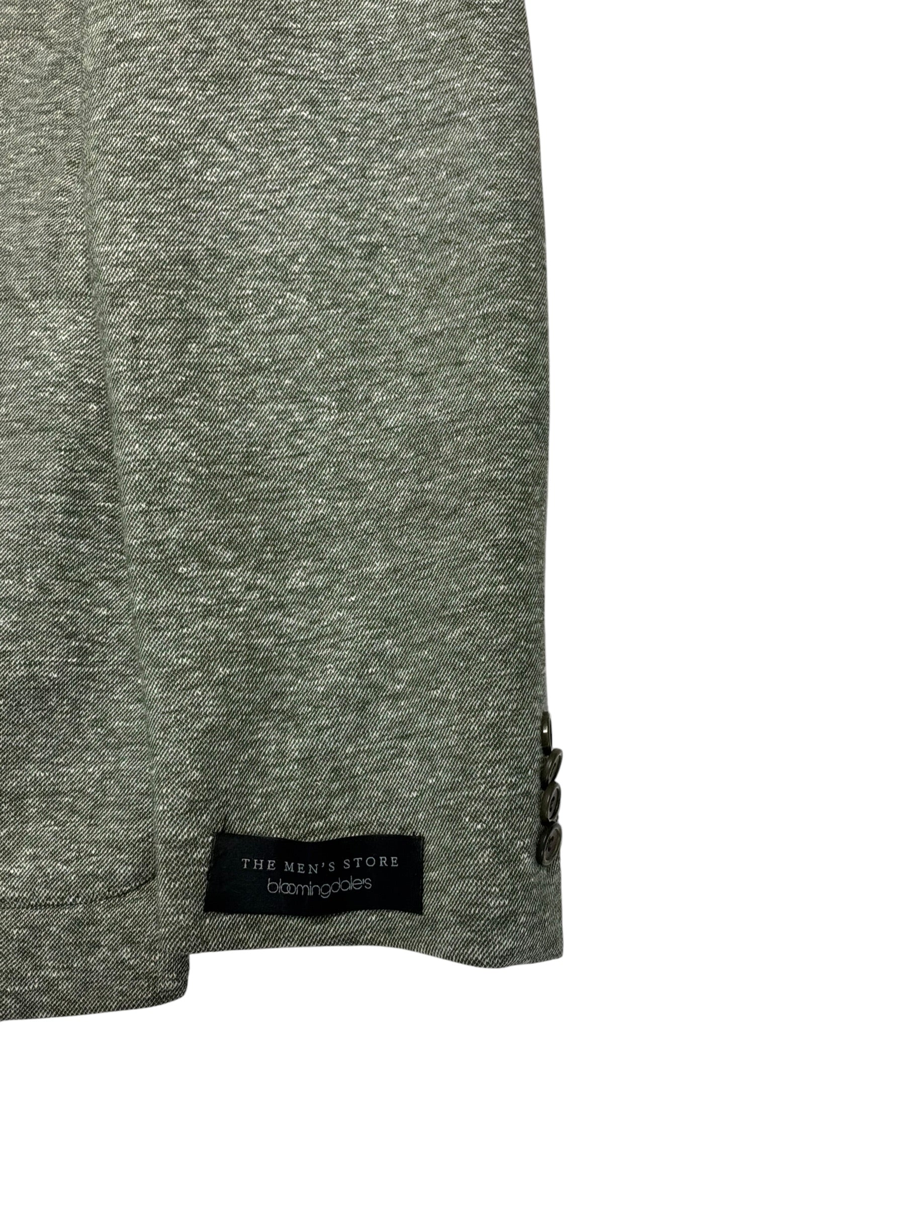 The Men's Store at Bloomingdale's Jersey Unstructured Sport Coat 42 S Green