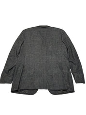 Canali Mens Capri fit Wool Sport Coat Suit Blazer 42 L Gray Blue Plaid