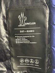 Moncler Grenoble Mens Monthey Zip-Up Puffer Jacket Coat Size 5 / XXL Blue