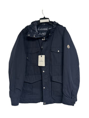 Moncler Isidore Mens Reversible Puffer Jacket Coat Size 4/ XL Dark Blue