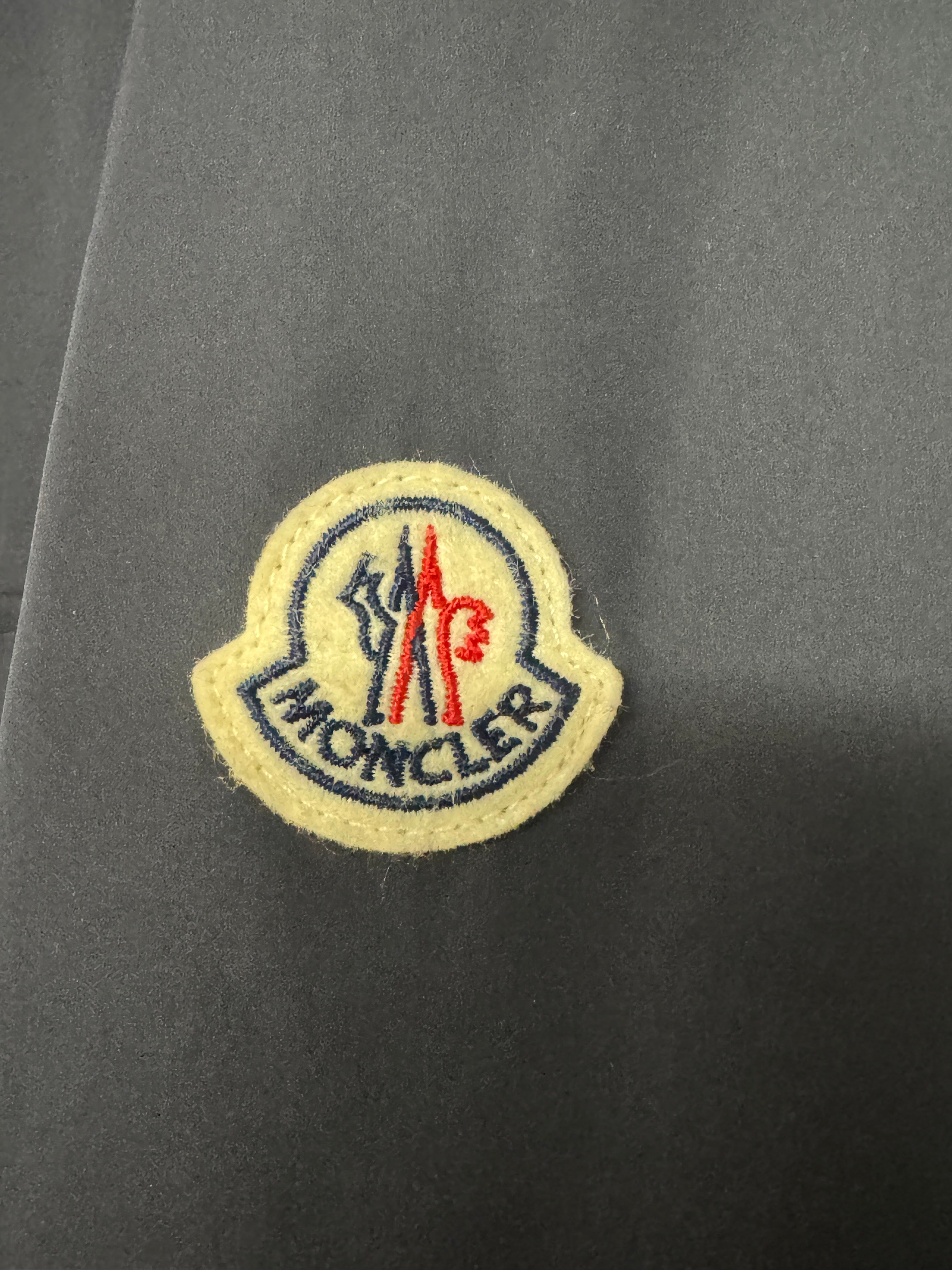 Moncler Isidore Mens Reversible Puffer Jacket Coat Size 4/ XL Dark Blue