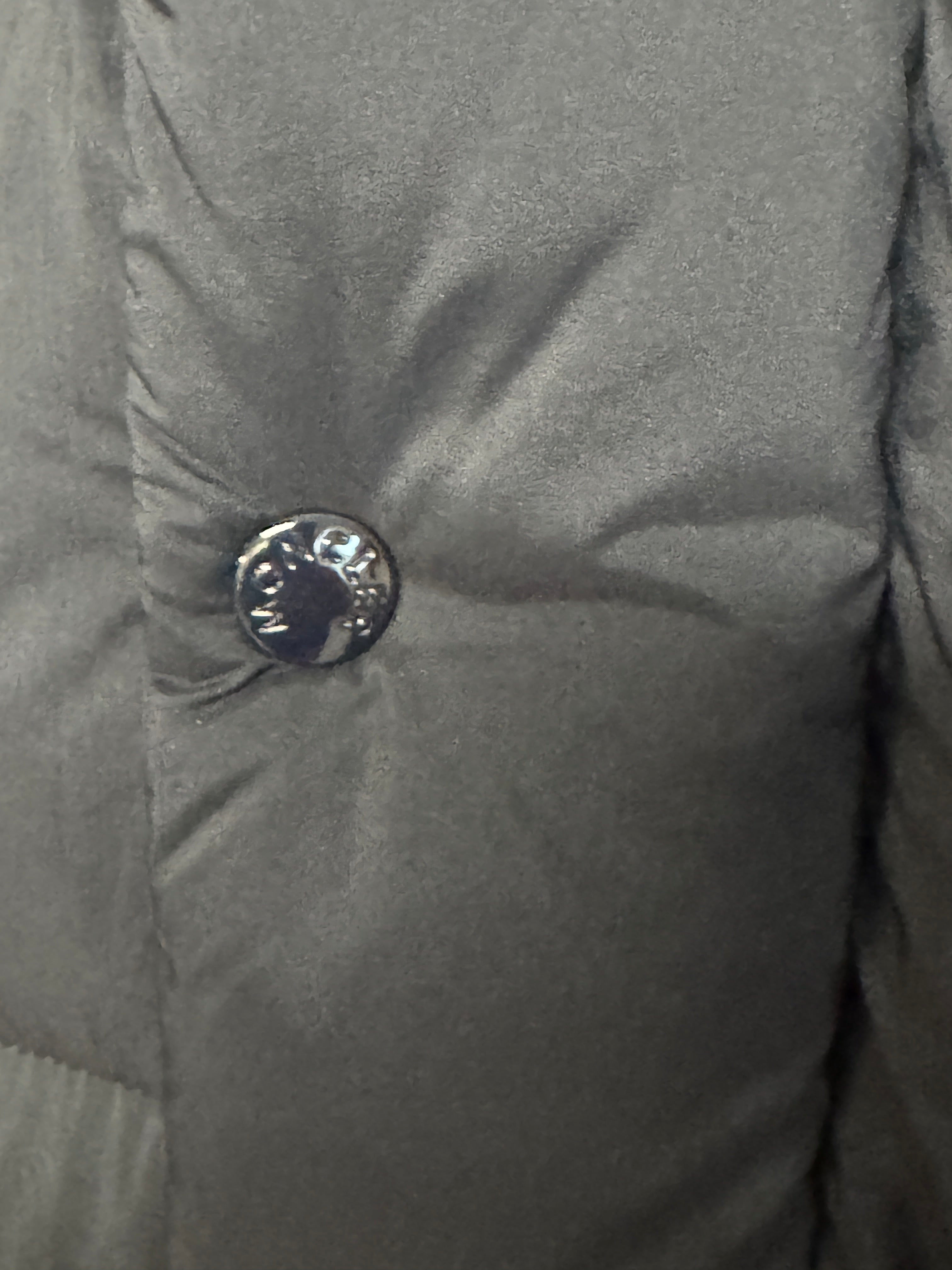 Moncler Mens Hanoverian Long Down Parka Coat Size 6 / 3XL Dark Blue