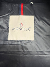 Moncler Mens Hanoverian Long Down Parka Coat Size 6 / 3XL Dark Blue