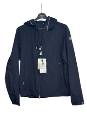 Moncler Mens Mira Hooded Jacket Size 6 / 3XL Navy Blue