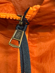 Moncler Mens Logo Shell Hooded Windbreaker Jacket Size XL / 4 Orange