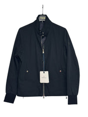 Moncler Mens Black Flamenne Reversible Jacket Size 1 / Small Full Zip