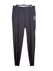 Canali Siena Sharkskin Classic Fit 2 Piece Suit EU 58 US 48R / 40W Purple Wool